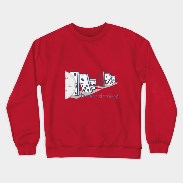 The Last Domino Genesis Crewneck Sweatshirt by KidzyAtrt